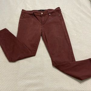 Liverpool Jeans in Burgundy, Super Soft, Skinny Leg, Size 12/31, Excellent Cond.